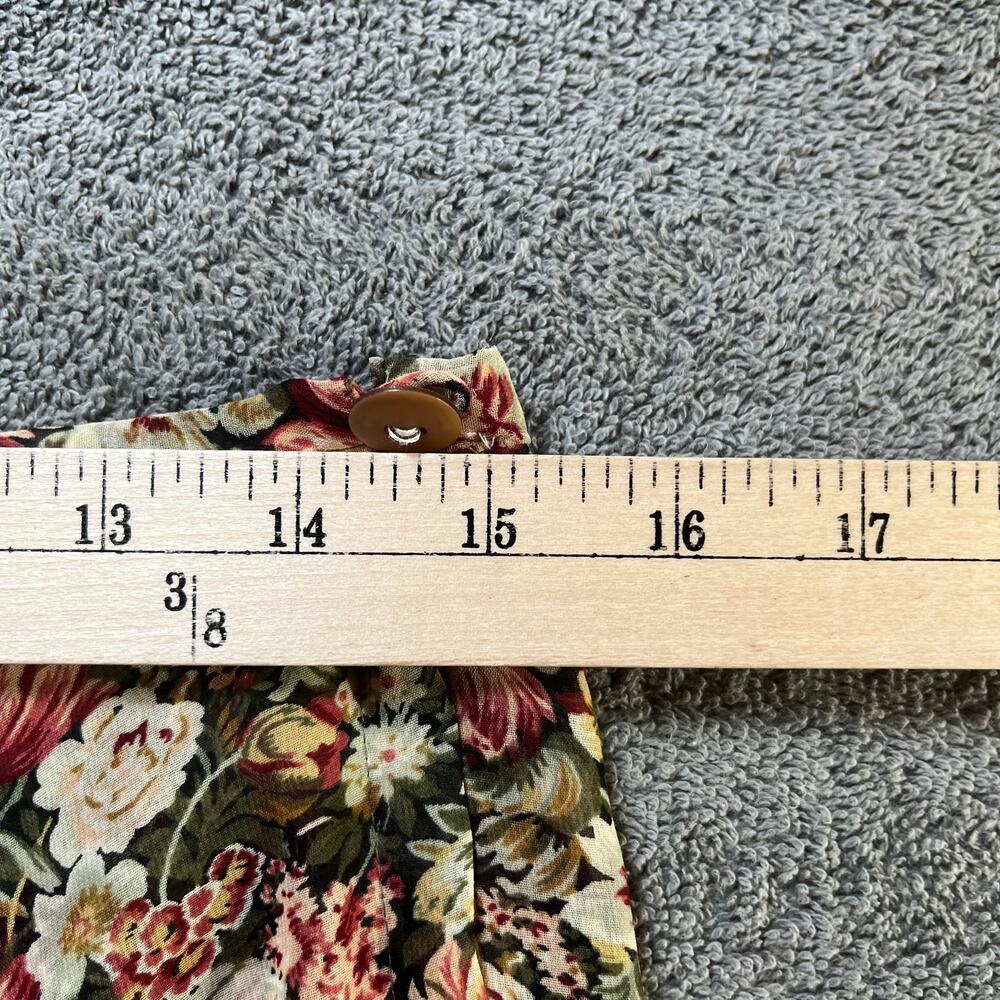 Vintage Express Mini Skirt Women Medium Micro Floral Tiered Ruffle Hem Y2K Fairy - Picture 7 of 7